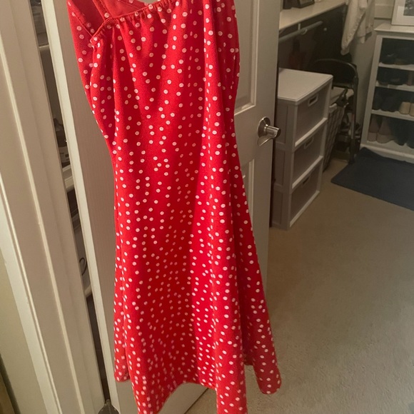 Polka dot red dress - Picture 2 of 4